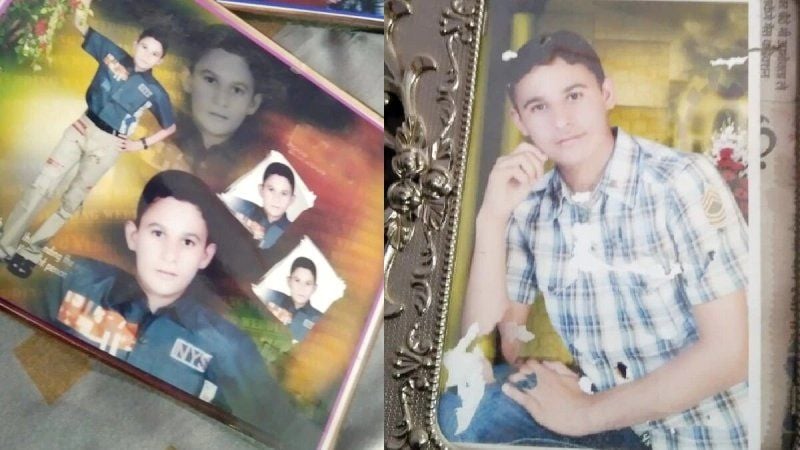 Mukesh Choudhary as a child