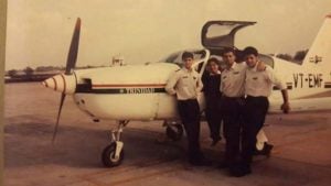 Mukul was a pilot before film actor