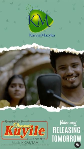 Muthukumaran Jegatheesan (right) in a still from the Tamil song titled 