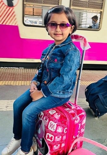 Myra Vaikul on her trip