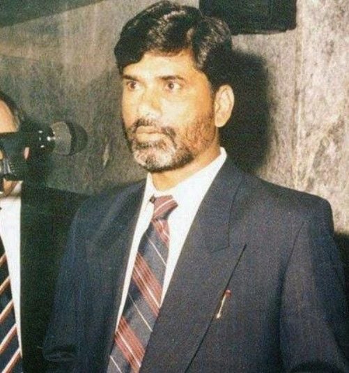 N. Chandrababu Naidu during a program of Heritage Foods Limited (HFL)