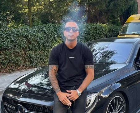 Nadiem Bahiat while smoking a cigarette