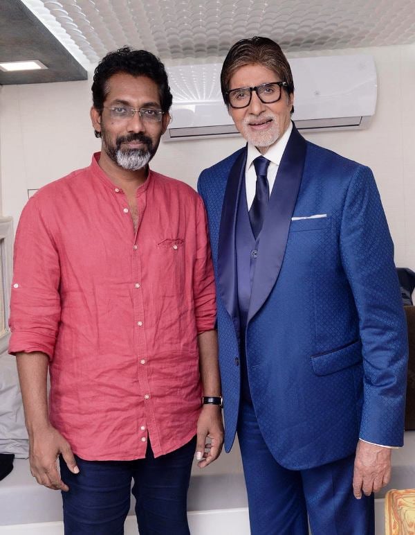 Nagraj Manjule with Amitabh Bachchan