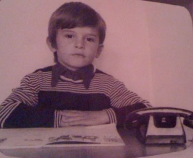 Naim Xuxi Bunjaku during his childhood