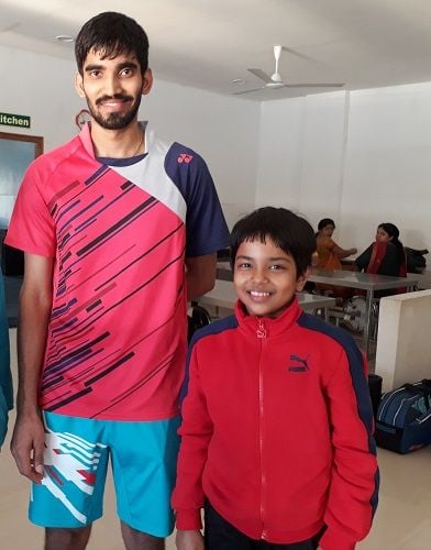 Naishaa Kaur Bhatoye at Pullela Gopichand Badminton Academy
