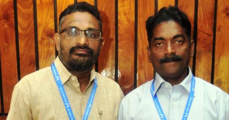 Najeeb Muhammad (right) with author Benyamin (left)