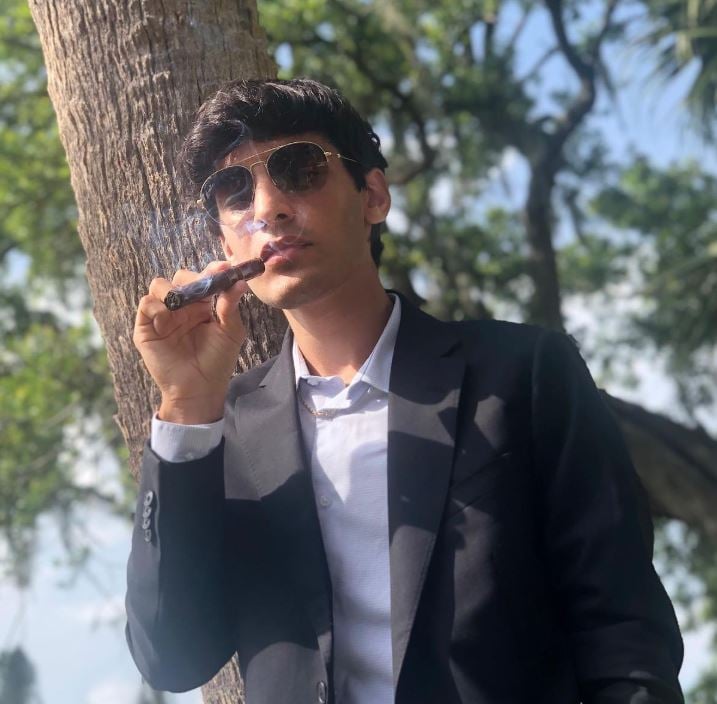 Nalin Haley, while enjoying smoking