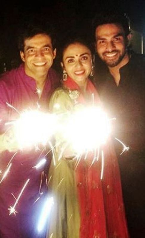 Naman Shaw with Amruta Khanvilkar and Himmanshoo Malhotra