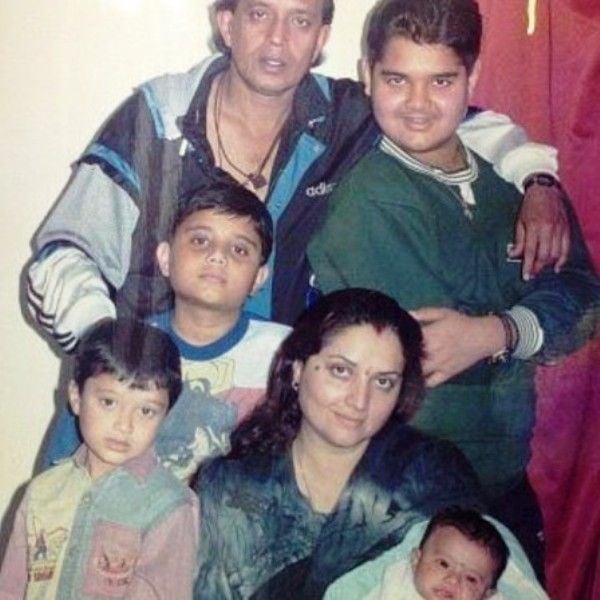 Namashi Chakraborty with his family