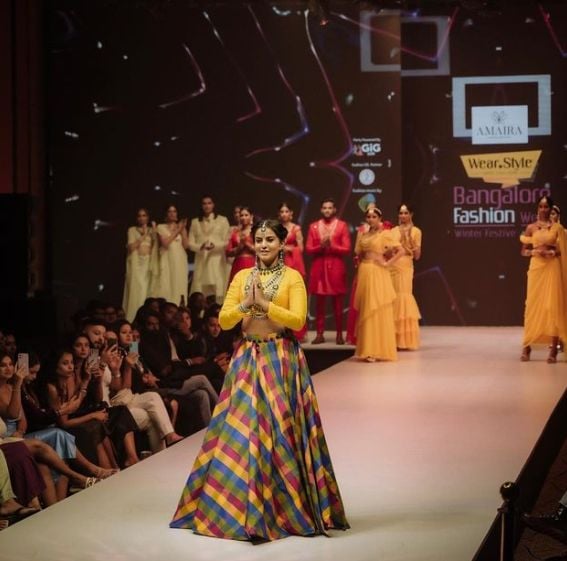 Namratha Gowda at fashion week