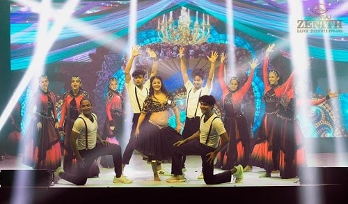 Namrita Malla during a live dance show