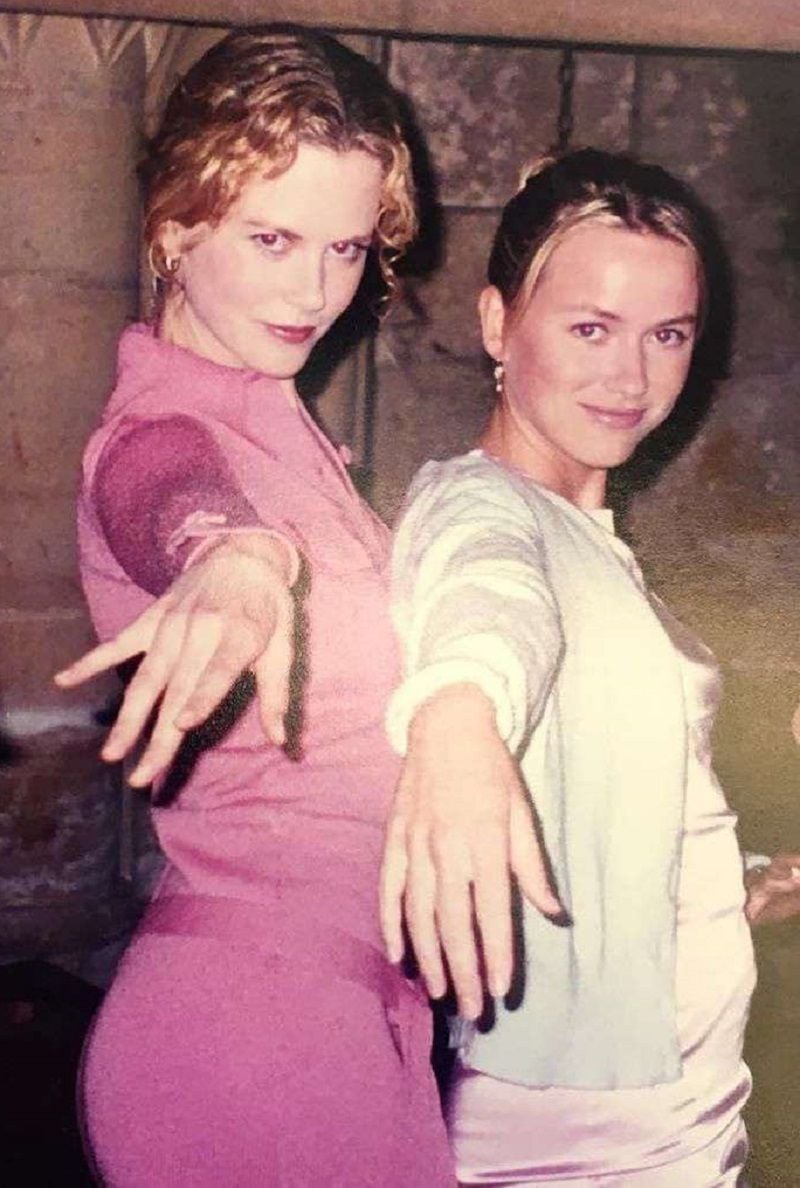 Naomi Watts (right) with Nicole Kidman (left)