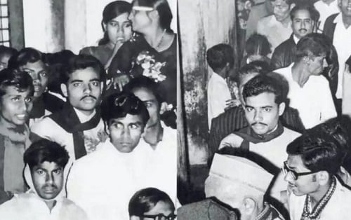 Narendra Modi at the age of 17
