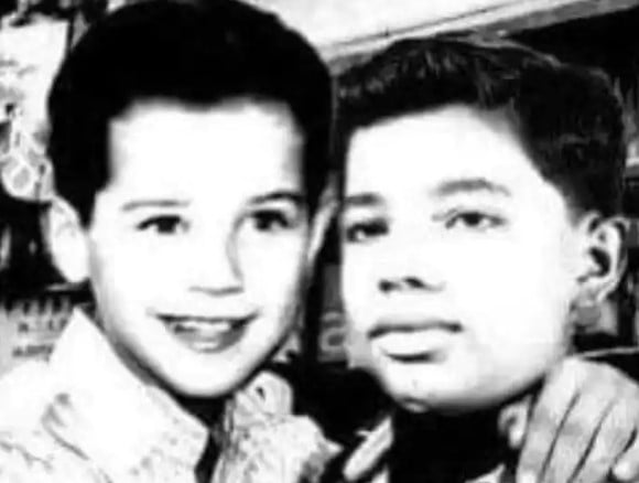 Narendra Modi with his childhood friend Abbas