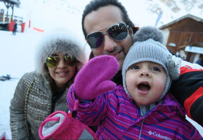 Natasha Madhvani after the birth of her first child