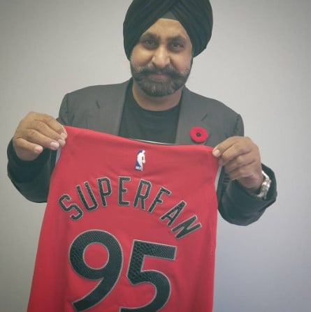 Nav Bhatia while promoting his 