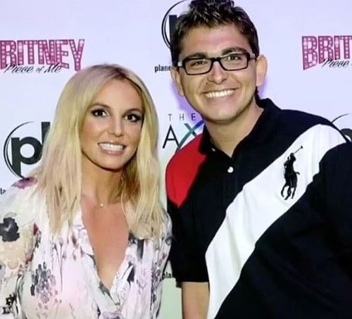 Navid Sole with Britney Spears
