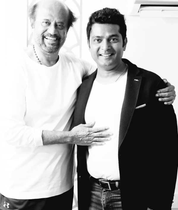 Navin Prabhakar with Rajinikanth