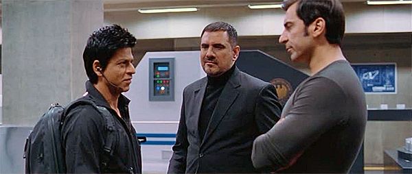 Nawab Shah (right) in Don 2