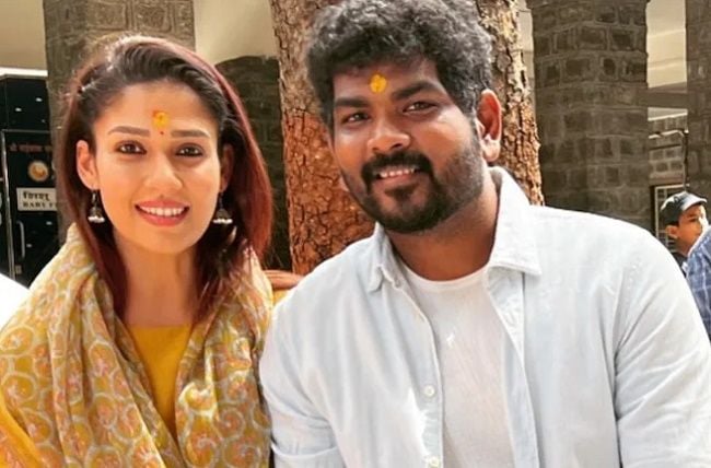 Nayanthara and boyfriend Vignesh Shivan after announcing their wedding