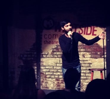 Neel Nanda doing standup comedy