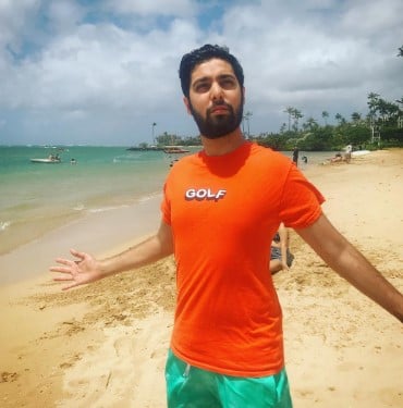 Neel Nanda while enjoying a holiday