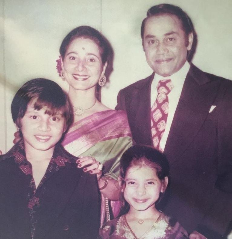 Neelam Kothari in childhood