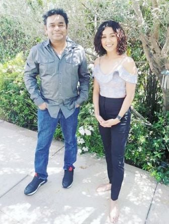 Neeti Mohan With A. R. Rahman