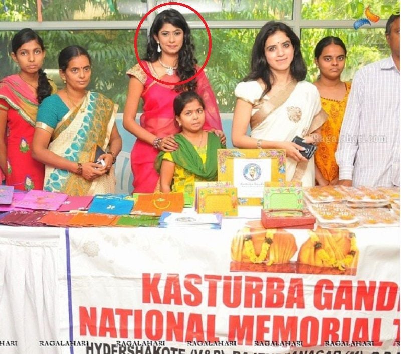 Neha Chowdary doing social work