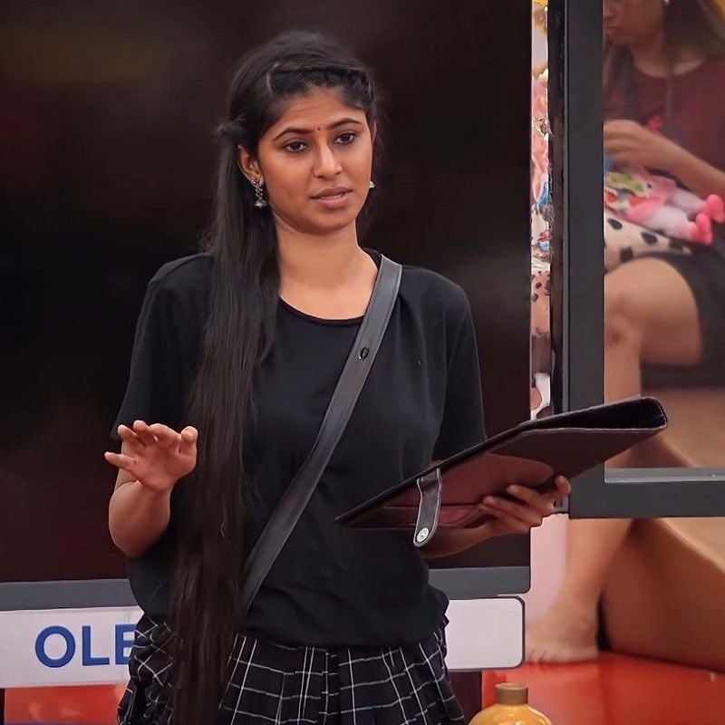 Neha Chowdary in the show Bigg Boss (Telugu)