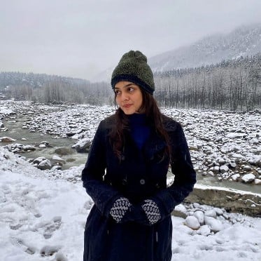 Neha Harsora while enjoying a trip