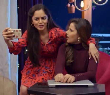 Neha Harsora in a still from the television serial Agni Vayu