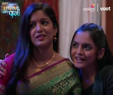 Neha Harsora in a still from the television serial Thoda Sa Baadal Thoda Sa Paani (2023)