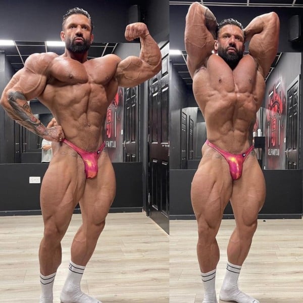 Neil Currey during bulking phase