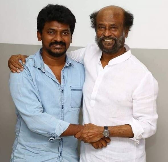 Nelson Dilipkumar with Rajinikanth (right)