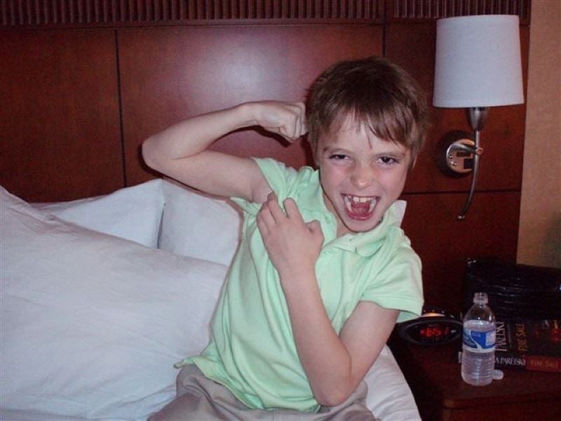 Nicholas Chavez during his childhood