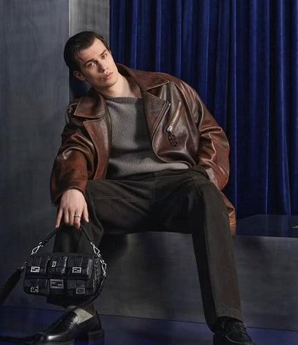 Nicholas Galitzine in a photoshoot