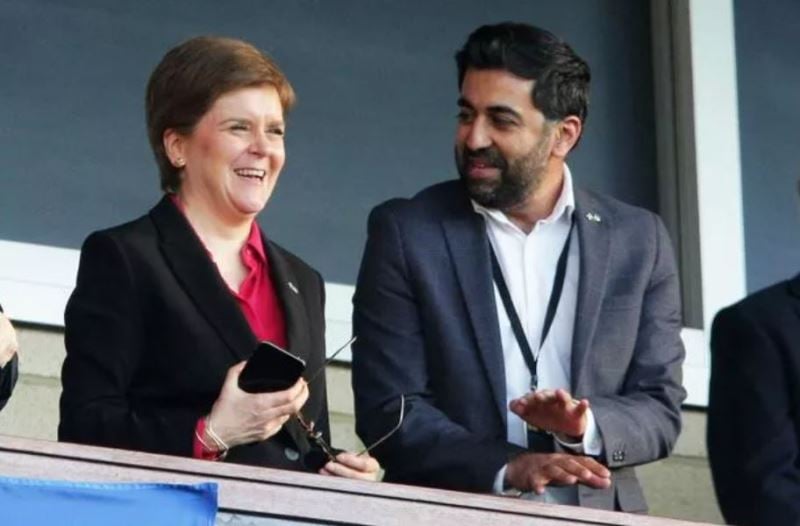 Nicola Sturgeon and Humza Yousaf