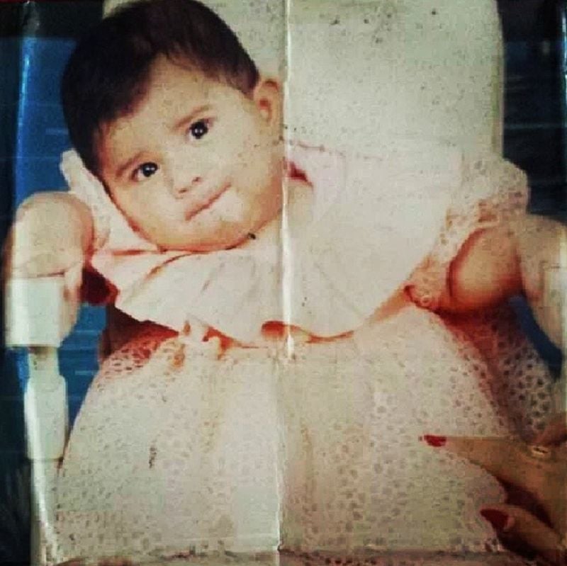 Nidhi Kumar as a child