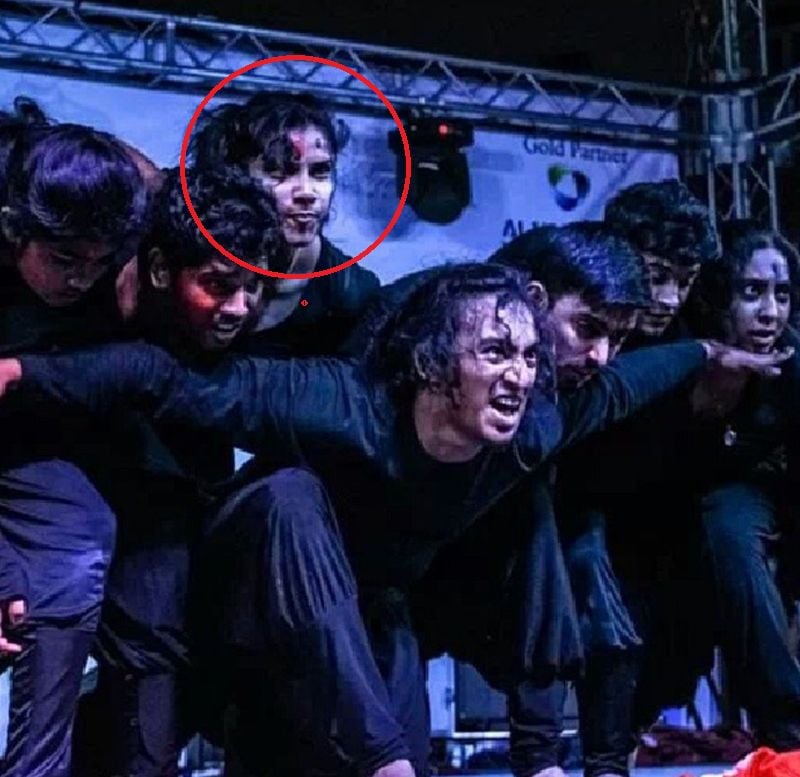 Nidhi Kumar during one of her college fests