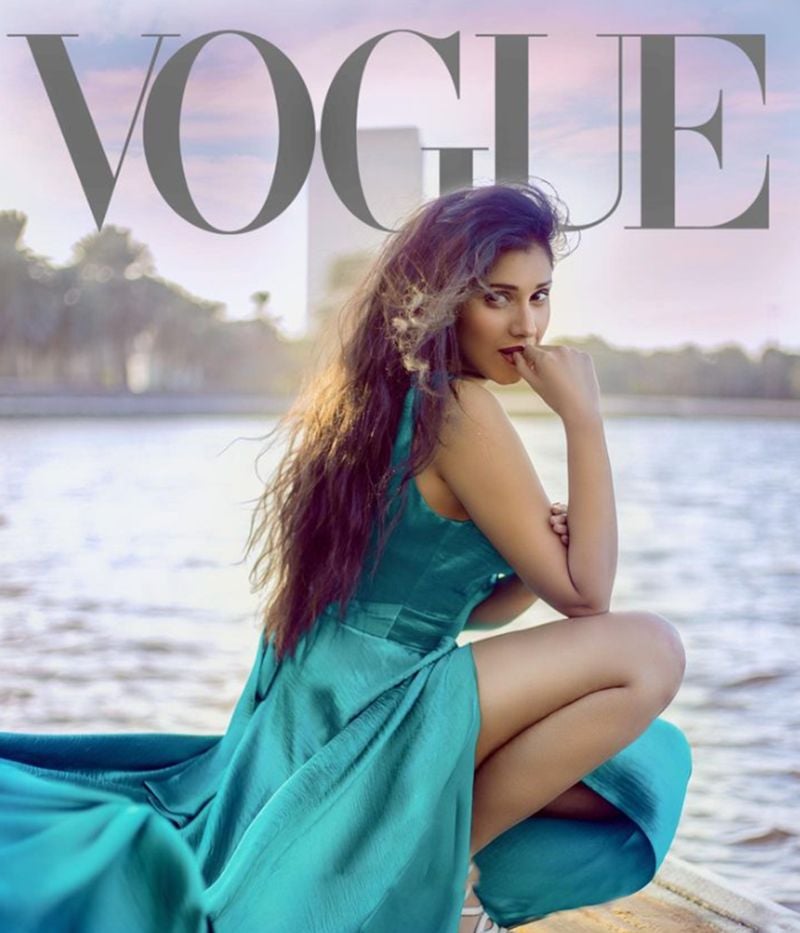 Nidhi Kumar featured on the cover of Vogue magazine