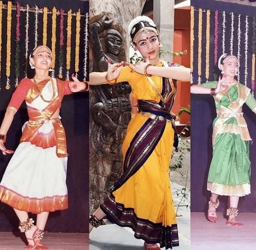 Nidhi Seth performing in a college function