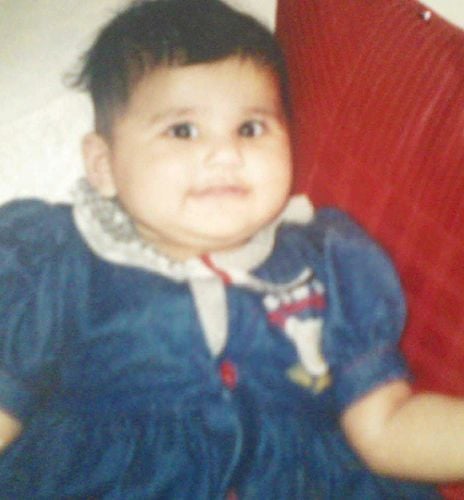 Nidhi Tapadia during her childhood