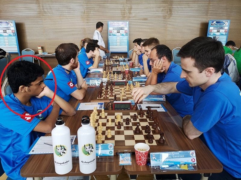 Nihal Sarin at Isbank Turkish Super League 2018