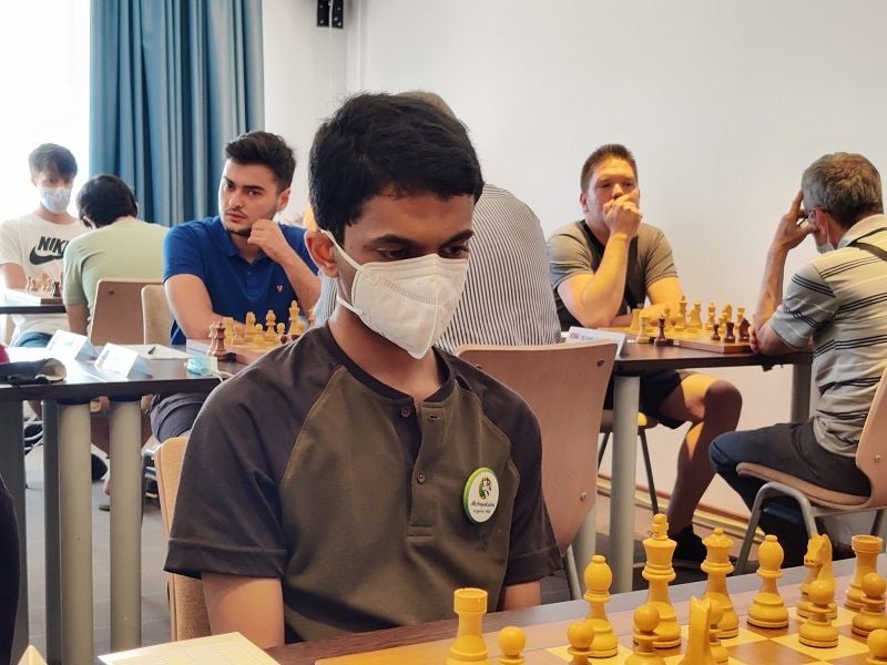 Nihal Sarin at Silver Lake Open 2021
