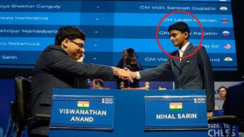 Nihal Sarin at TATA Steel Rapid Championship 2018