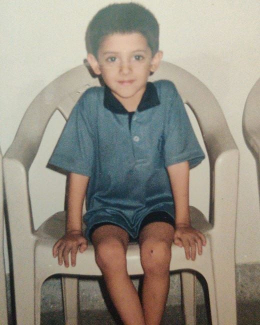 Nikhil Damle during his childhood