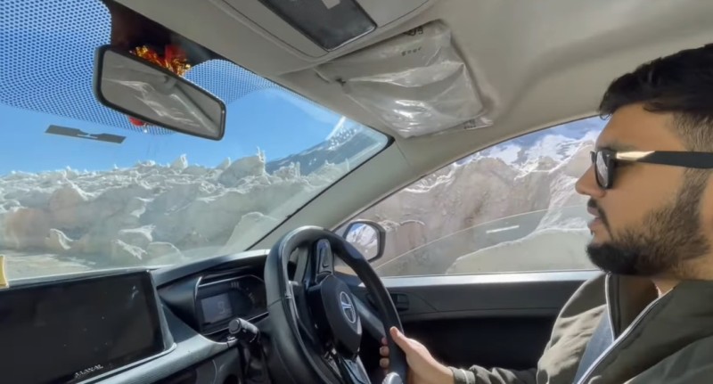 Nikhil Singh in a still from his first travel vlog