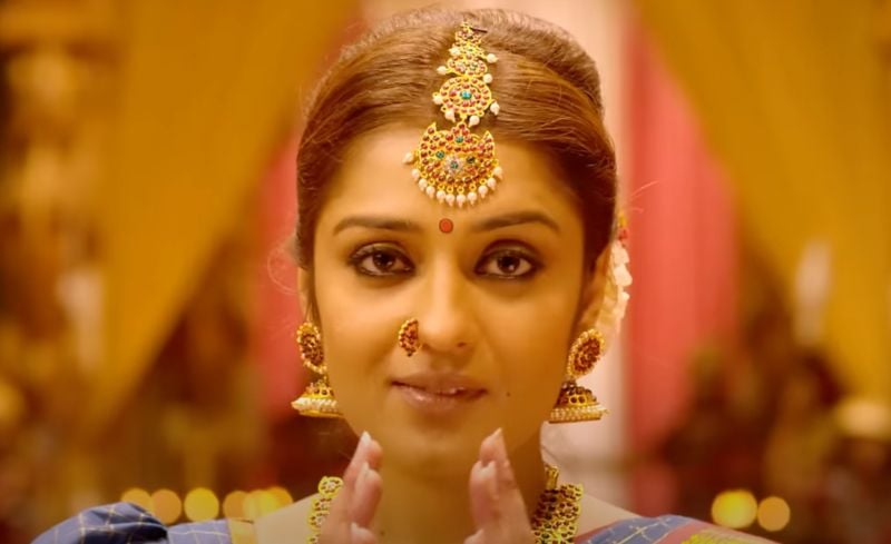 Nikita Thukral in a still from the Kannada film titled