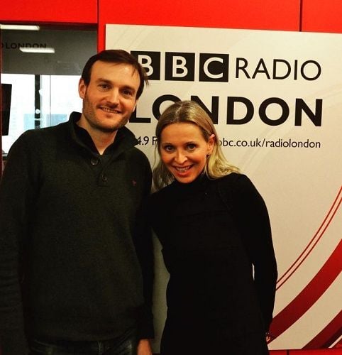 Nikki Bedi during a radio show
